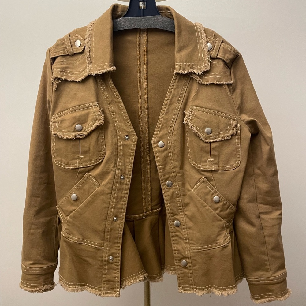 brown jacket